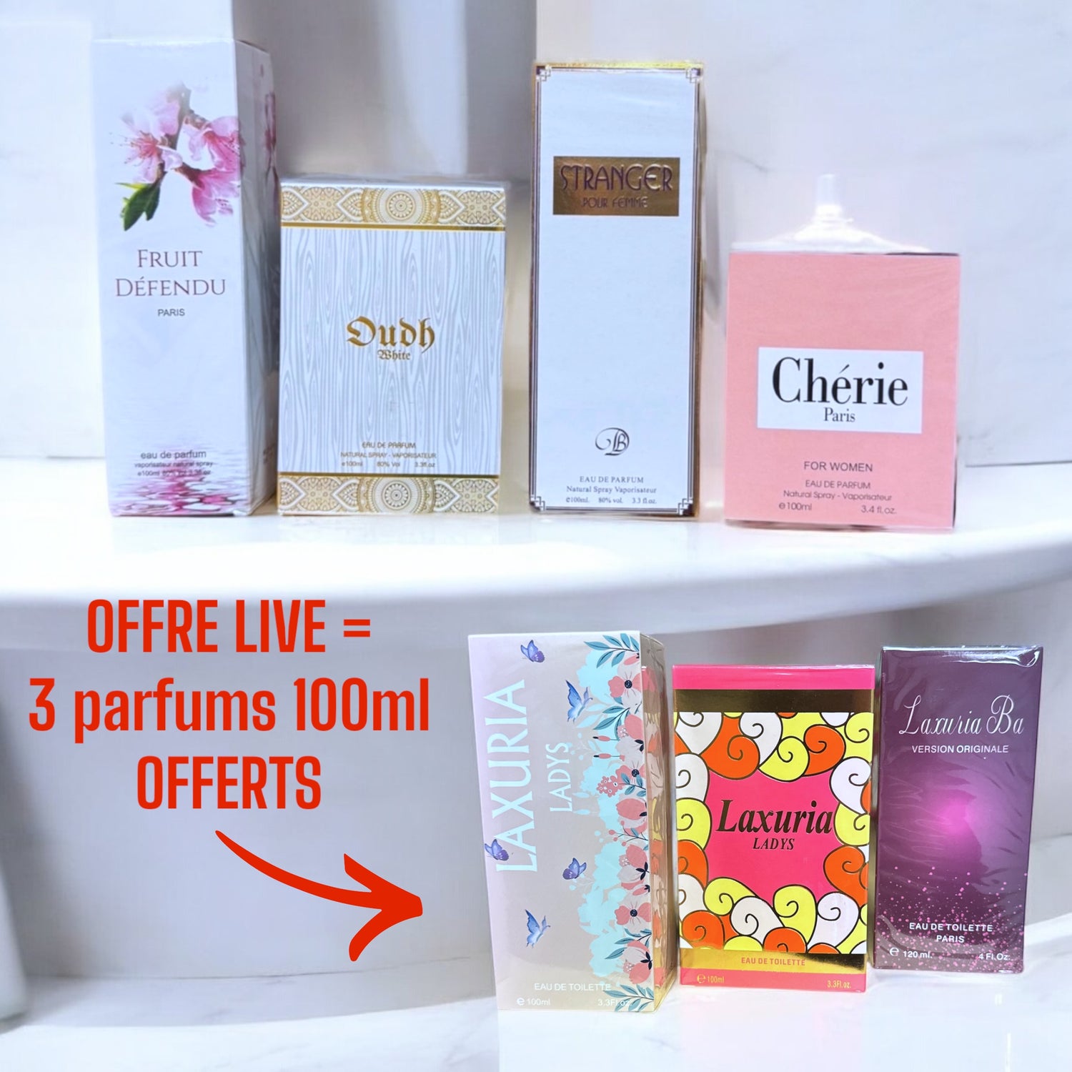 Lot Numéro 83 - 4 parfums femme + OFFRE LIVE