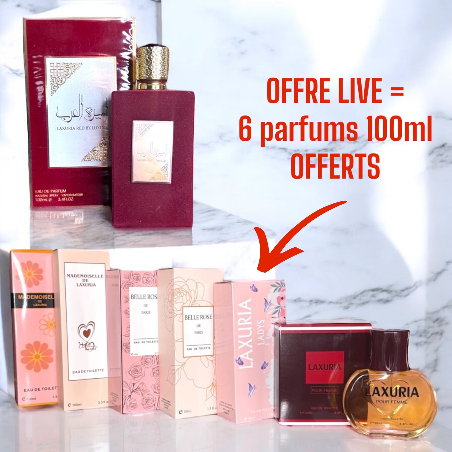 Lot Numéro 9 - 1 parfum dubaï mixte DAIM + Offre Live